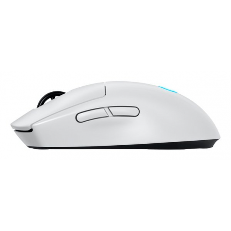 Logitech G PRO 2 - Mouse - gaming - right and left-handed - optical - 8 buttons - wireless, wired - 2.4 GHz, USB - USB Logitech LIGHTSPEED receiver - white - 3