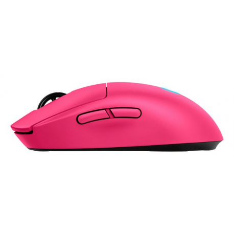 Logitech G PRO 2 - Mouse - gaming - right and left-handed - optical - 8 buttons - wireless, wired - 2.4 GHz, USB - USB Logitech LIGHTSPEED receiver - pink - 1