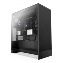 NZXT H series H7 Flow - Mid tower - ATX - windowed side panel (tempered glass) - no power supply - matte black - USB / Audio