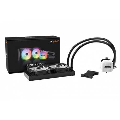 be quiet! Light Loop - Processor liquid cooling system  - Radiator Size:  240 mm - (for: LGA1150, LGA1151, LGA1155, LGA1851, LGA1700, LGA1200, AM5, AM4) - 120 mm - black - 5