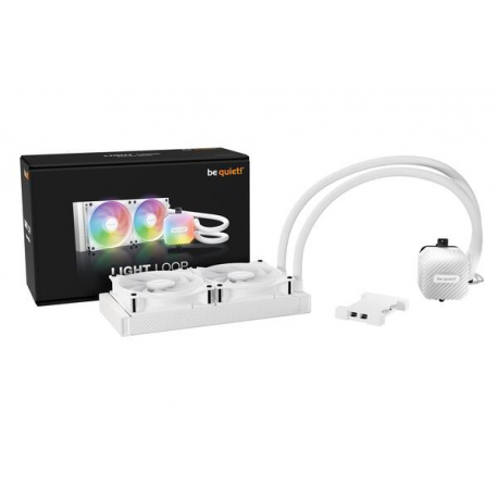 be quiet! Light Loop - Processor liquid cooling system  - Radiator Size:  240 mm - (for: AM5, AM4, LGA1851, LGA1700, LGA1200, LGA1150, LGA1151, LGA1155) - 120 mm - white - 2