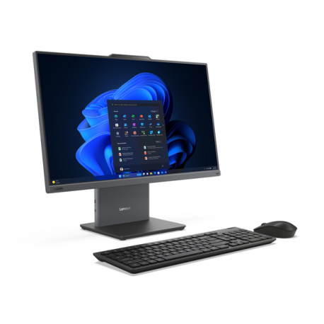 Lenovo ThinkCentre neo 50a 24 Gen 5 12SD - All-in-one with monitor stand - Core i5 13420H  /  up to 4.6 GHz - RAM 16 GB - SSD 512 GB - TCG Opal Encryption 2, NVMe - UHD Graphics - Gigabit Ethernet, Bluetooth 5.2, IEEE 802.11ax (Wi-Fi 6) - Win 11 Pro - monitor: LED 23.8" 1920 x 1080 (Full HD) @ 100 Hz touchscreen - keyboard: Nordic - luna grey - Lenovo TopSeller - with 3 Years Lenovo Onsite Support, CO2 Offset 0.5 ton (2nd Gen) - 7