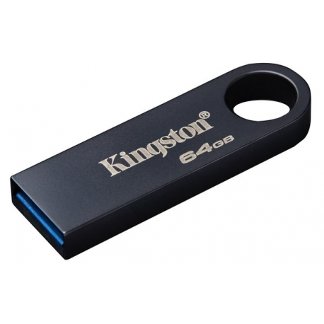 Kingston DataTraveler SE9 G3 - USB flash drive - 64 GB - USB 3.2 Gen 1 - dark nickel - 0