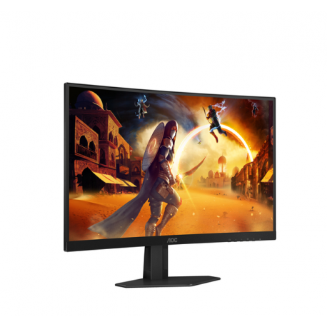 AOC Gaming C27G4ZXE - LED monitor - gaming - curved - 27" - 1920 x 1080 Full HD (1080p) @ 280 Hz - VA - 300 cd / m² - 4000:1 - HDR10 - 0.3 ms - 2xHDMI, DisplayPort - black - 7