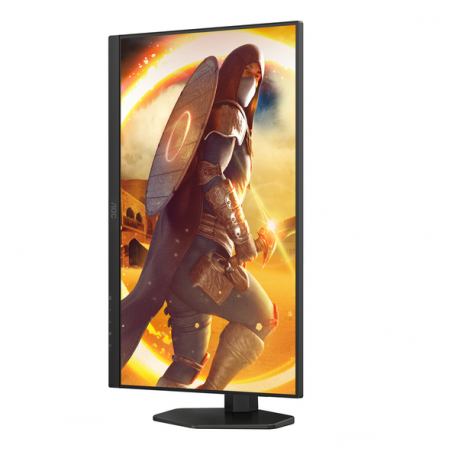 AOC Gaming Q27G4XF - LED monitor - gaming - 27" - 2560 x 1440 QHD @ 180 Hz - Fast IPS - 300 cd / m² - 1000:1 - HDR10 - 0.5 ms - HDMI, DisplayPort - black - 8