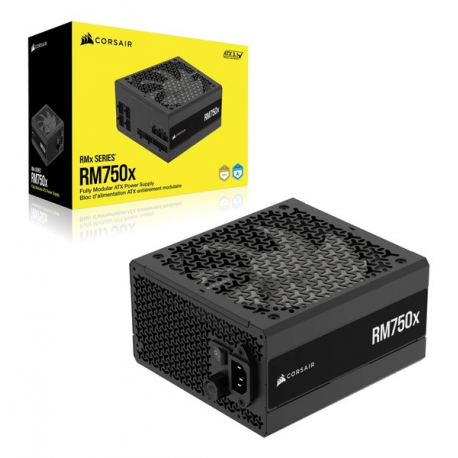 CORSAIR RMx Series RM750x - Power supply (internal) - ATX12V 3.1/ EPS12V - Cybenetics Gold - AC 100-240 V - 750 Watt - Europe - 1
