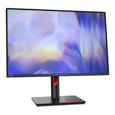Lenovo ThinkVision T24d-30 - LED monitor - 24" - 1920 x 1200 Full HD (1080p) @ 100 Hz - IPS - 300 cd / m² - 1500:1 - 4 ms - HDMI, VGA, DisplayPort - speakers - raven black - 2