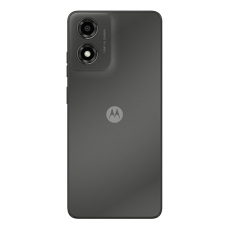 Motorola Moto E14 - 4G smartphone - dual-SIM - RAM 2 GB  /  Internal Memory 64 GB - microSD slot - LCD display - 6.56" - 1612 x 720 pixels (90 Hz) - rear camera 13 MP - front camera 5 MP - graphite grey - 1