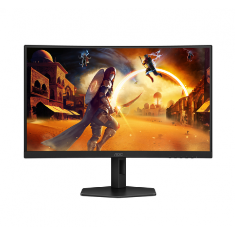 AOC Gaming C27G4ZXU - LED monitor - gaming - curved - 27" - 1920 x 1080 Full HD (1080p) @ 280 Hz - Fast VA - 300 cd / m² - 4000:1 - HDR10 - 0.3 ms - speakers - black - 10