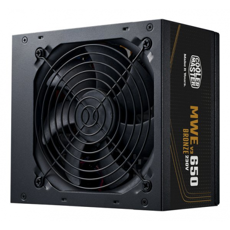Cooler Master MWE Bronze V3 650 - Power supply (internal) - ATX12V 3.1 /  EPS12V - 80 PLUS Bronze - AC 100-240 V - 650 Watt - active PFC - Europe - 0