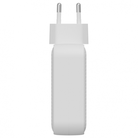 Targus HyperJuice - Power adapter - GaN - 100 Wh - Power Delivery 3.0 + PPS, Quick Charge 3.0 - 4 output connectors (3 x USB-C, USB) - white - 4