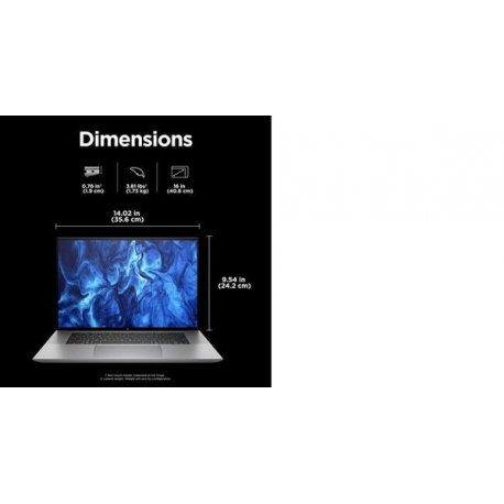 HP ZBook Studio G11 Mobile Workstation - Intel Core Ultra 7 - 155H / up to 4.8 GHz - Win 11 Pro - RTX 2000 Ada - 32 GB RAM - 1 TB SSD NVMe, TLC - 16" IPS 1920 x 1200 - Wi-Fi 7, Bluetooth - kbd: Pan Nordic - with HP 3 Years Premium On-Site Service for Mobile Workstation - 5