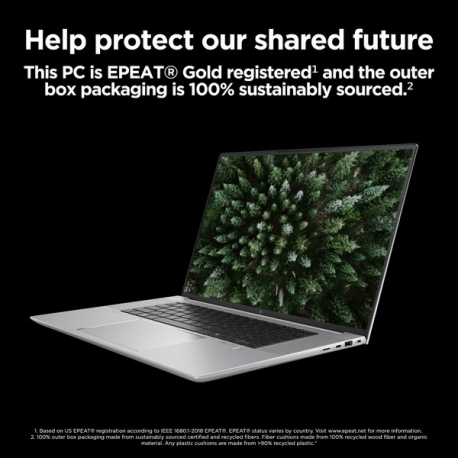 HP ZBook Studio G11 Mobile Workstation - Intel Core Ultra 7 - 155H / up to 4.8 GHz - Win 11 Pro - RTX 2000 Ada - 32 GB RAM - 1 TB SSD NVMe, TLC - 16" IPS 1920 x 1200 - Wi-Fi 7, Bluetooth - kbd: Pan Nordic - with HP 3 Years Premium On-Site Service for Mobile Workstation - 12