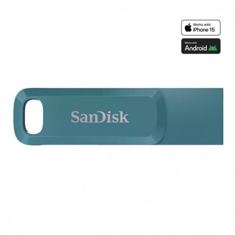 SanDisk Ultra Dual Drive Go - USB flash drive - 1 TB - USB 3.1 Gen 1  /  USB-C - navagio bay - 0