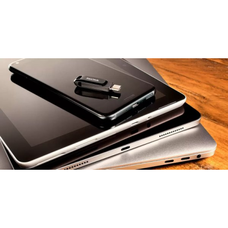 SanDisk Ultra Dual Drive Go - USB flash drive - 1 TB - USB 3.2 Gen 1 / USB-C - lavender - 1