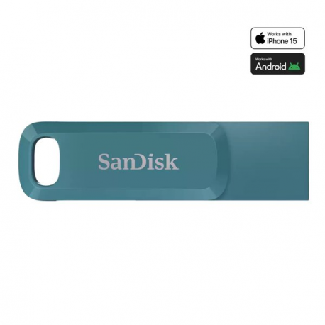 SanDisk Ultra Dual Drive Go - USB flash drive - 512 GB - USB 3.2 Gen 1 / USB-C - navagio bay - 0