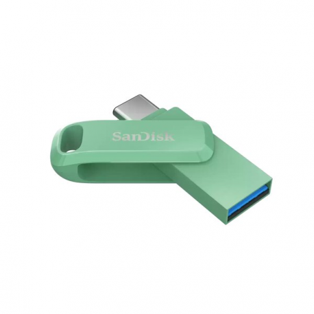 SanDisk Ultra Dual Drive Go - USB flash drive - 1 TB - USB 3.1 Gen 1 / USB-C - absinthe green - 3