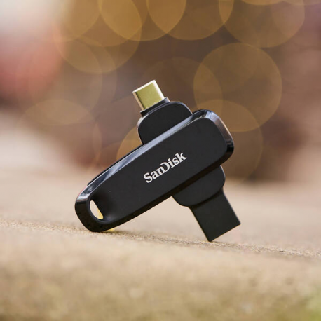 SanDisk Phone - USB flash drive - 64 GB - USB 3.2 Gen 1  /  USB-C - black - 4