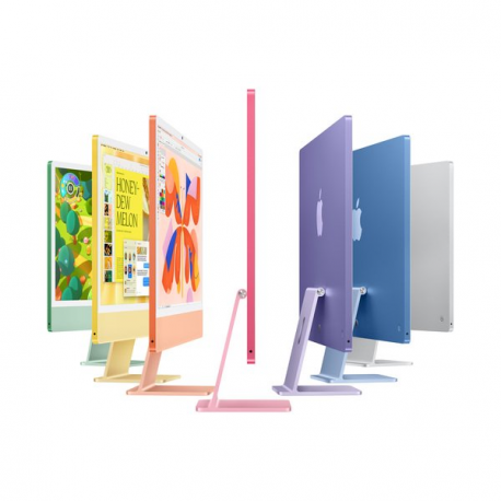 Apple iMac with 4.5K Retina display - All-in-one M4 up to - RAM 24 GB - SSD 512 GB - Apple M4 10-core - Gigabit Ethernet, IEEE 802.11ax (Wi-Fi 6E), Bluetooth 5.3 - macOS Sequoia 15.0 - monitor: LED 24" 4480 x 2520 (4.5K) - keyboard: Swedish / Finnish - blue - 3