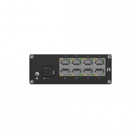 Teltonika TSW030 - Switch - unmanaged - 8 x 10 / 100 - DIN rail mountable - 1