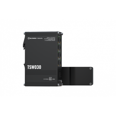 Teltonika TSW030 - Switch - unmanaged - 8 x 10 / 100 - DIN rail mountable - 7