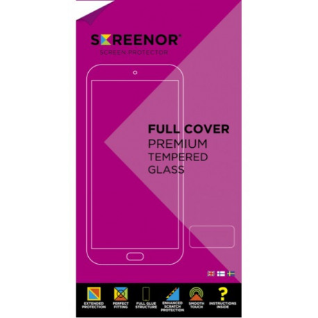 Screenor Premium - Screen protector for mobile phone - glass - frame colour black - for Google Pixel 9 Pro XL - 0