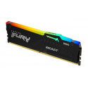 Kingston FURY Beast RGB - DDR5 - module - 16 GB - DIMM 288-pin - 3000 MHz  /  PC5-48000 - CL36 - 1.35 V - unbuffered - on-die ECC - black