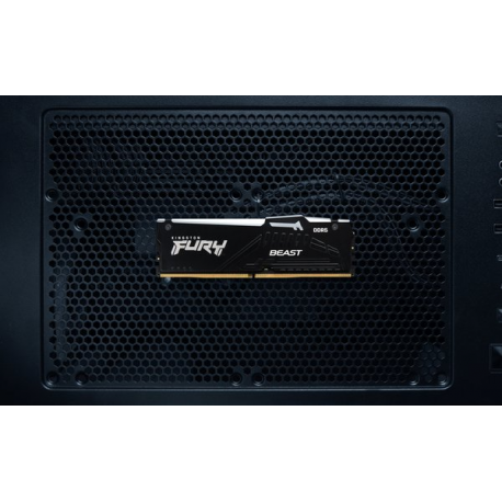 Kingston FURY Beast RGB - DDR5 - module - 16 GB - DIMM 288-pin - 3000 MHz  /  PC5-48000 - CL36 - 1.35 V - unbuffered - on-die ECC - black - 4