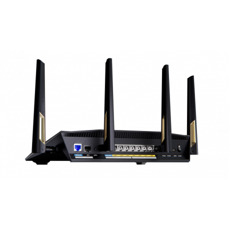 ASUS RT-BE88U - Wireless router 9-port switch - 1GbE, 2.5GbE, Wi-Fi 7 - WAN ports: 3 Dual Band - 8