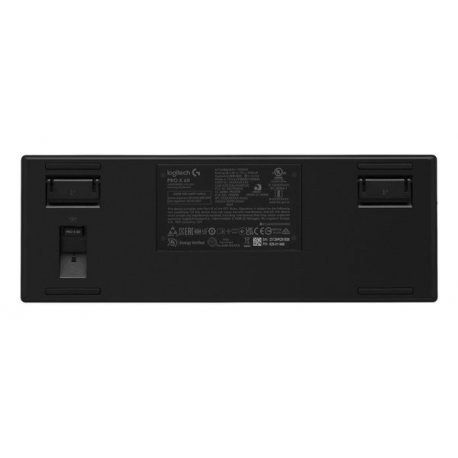 Logitech G PRO X 60 - Keyboard - 60% - TKL - backlit - wireless - 2.4 GHz, Bluetooth - QWERTY - Pan Nordic - black - 5