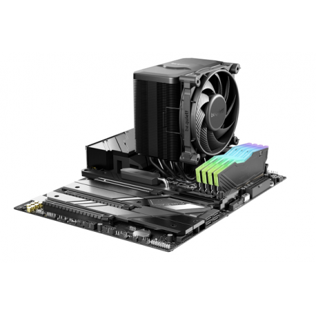 be quiet! Dark Rock 5 - Processor cooler - (for: LGA1155, LGA1150, LGA1151, AM4, LGA1200, LGA1700, AM5) - aluminium and copper - 120 mm - black - 7