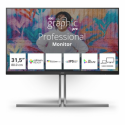 AOC U32U3CV - Graphic Pro Series - LED monitor - 32" (31.5" viewable) - 3840 x 2160 4K @ 60 Hz - Nano IPS - 400 cd / m² - 1000:1 - DisplayHDR 400 - 4 ms - 2xHDMI, DisplayPort, 2xUSB-C - speakers - black