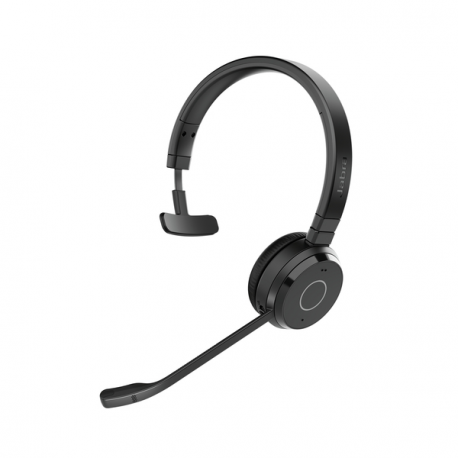 Jabra Evolve 65 TE Mono - Headset - on-ear - Bluetooth - wireless - USB-A via Bluetooth adapter - noise isolating - UC certified - 0