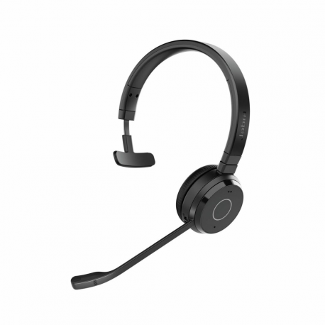 Jabra Evolve 65 TE Mono - Headset - on-ear - Bluetooth - wireless - USB-A via Bluetooth adapter - noise isolating - UC certified - 2