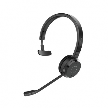 Jabra Evolve 65 TE Mono - Headset - on-ear - Bluetooth - wireless - USB-A via Bluetooth adapter - noise isolating - UC certified - 1