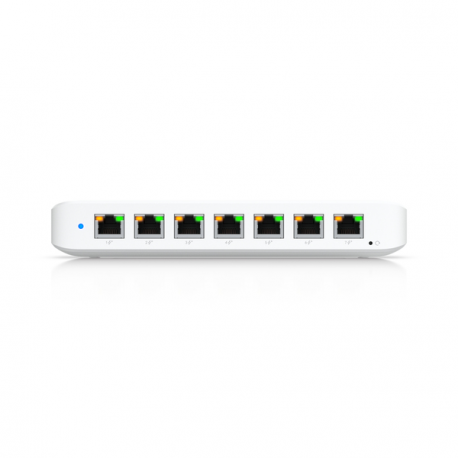 Ubiquiti UniFi Switch Ultra 210W - Switch - Managed - 7 x 10 / 100 / 1000 (PoE+) + 1 x 10 / 100 / 1000 (PoE++) - desktop, wall-mountable - PoE++ (202 W) - AC - 4