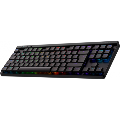 Logitech G G515 - Keyboard - LIGHTSPEED - TKL - backlit - wireless - 2.4 GHz, Bluetooth, USB - black - 1