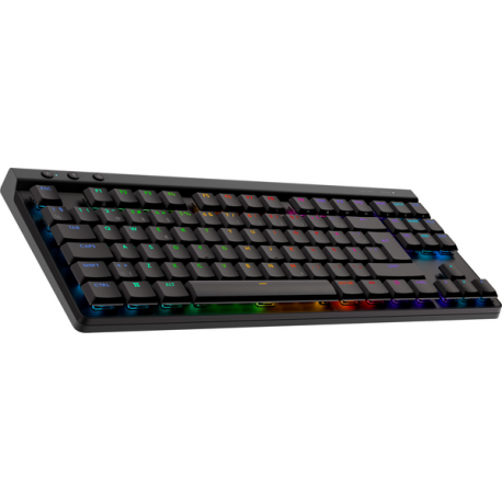 Logitech G G515 - Keyboard - LIGHTSPEED - TKL - backlit - wireless - 2.4 GHz, Bluetooth, USB - black - 3