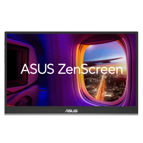 ASUS ZenScreen OLED MQ16AHE - OLED monitor - 16" (15.6" viewable) - portable - 1920 x 1080 Full HD (1080p) @ 60 Hz - 400 cd / m² - 1000000:1 - HDR10 - 1 ms - Mini HDMI, 2xUSB-C - 0