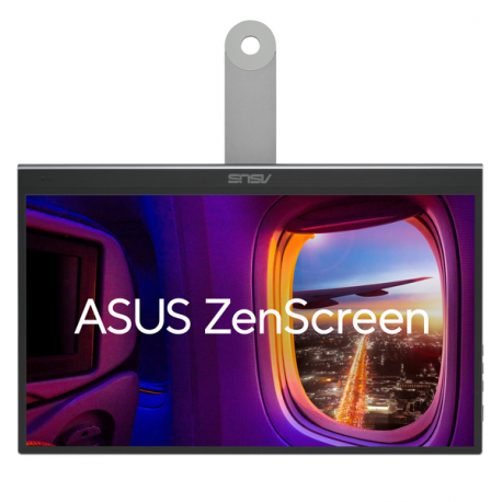ASUS ZenScreen OLED MQ16AHE - OLED monitor - 16" (15.6" viewable) - portable - 1920 x 1080 Full HD (1080p) @ 60 Hz - 400 cd / m² - 1000000:1 - HDR10 - 1 ms - Mini HDMI, 2xUSB-C - 1