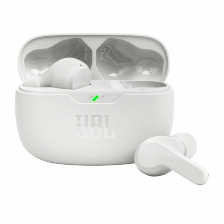 JBL Wave Beam - True wireless earphones with mic - ear-bud - Bluetooth - white - 0