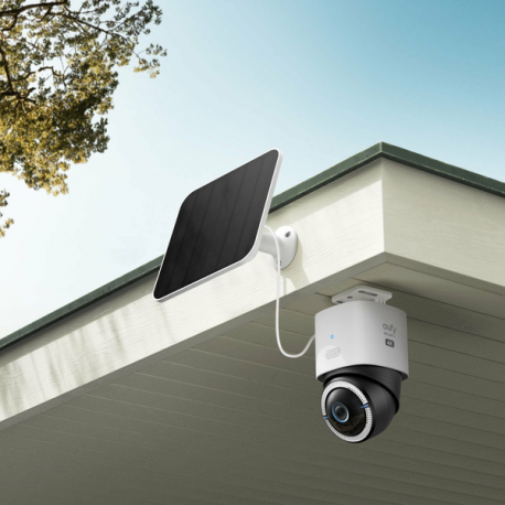 Eufy S330 - Network surveillance camera - pan  /  tilt - outdoor - dust resistant  /  water resistant - colour (Day&Night) - 4K - audio - wireless - Wi-Fi - 4G - 15