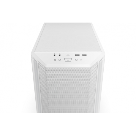 be quiet! Dark Base 701 - Midi-tower - extended ATX - windowed side panel (tempered glass) - no power supply (ATX / PS / 2) - white - USB / Audio - 2