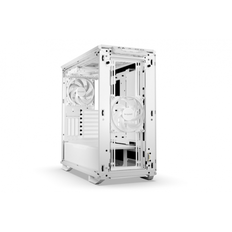 be quiet! Dark Base 701 - Midi-tower - extended ATX - windowed side panel (tempered glass) - no power supply (ATX / PS / 2) - white - USB / Audio - 5