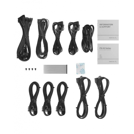 Deepcool PN650M - Power supply (internal) - ATX12V 3.1 / EPS12V - 80 PLUS Gold - AC 100-240 V - 650 Watt - active PFC - Europe - black - 3