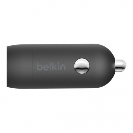 Belkin BoostCharge - Car power adapter - 30 Watt - 3 A - Fast Charge, Power Delivery 3.1 (24 pin USB-C) - black - 1