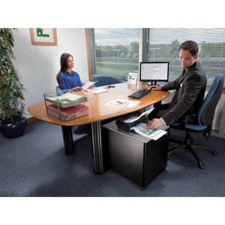 Canon imageFORMULA DR-M140II - Document scanner - Contact Image Sensor (CIS) - 216 x 356 mm - 600 dpi x 600 dpi - up to 80 ppm (mono)  /  up to 40 ppm (colour) - ADF (80 sheets) - up to 6000 scans per day - USB 2.0 - 3