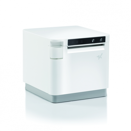Star mC-Print3 MCP31CI - Receipt printer - direct thermal - Roll (8 cm) - 203 dpi - up to 400 mm / sec - USB-C, LAN, USB host - cutter - white - 2