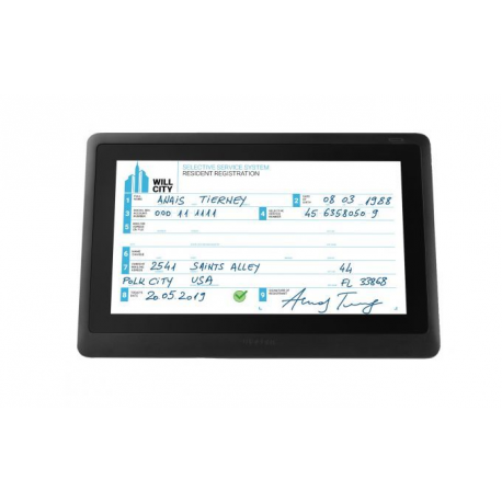 Wacom DTK-1660E - Digitiser w / LCD display - 34.42 x 19.36 cm - electromagnetic - wired - HDMI, USB 2.0 - 1