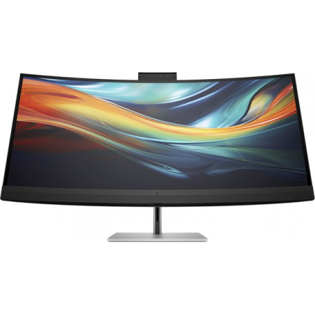 HP 740pm - Series 7 Pro - LED monitor - curved - 40" (39.7" viewable) - 5120 x 2160 WUHD @ 60 Hz - IPS - 300 cd / m² - 1000:1 - 5 ms - 2xThunderbolt 3, HDMI, DisplayPort - speakers - black, silver - 0